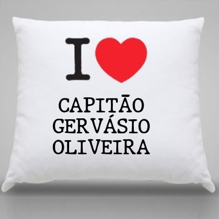 Almofada Capitao gervasio oliveira