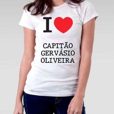 Camiseta Feminina Capitao gervasio oliveira