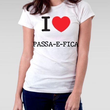 Camiseta Feminina Passa e fica