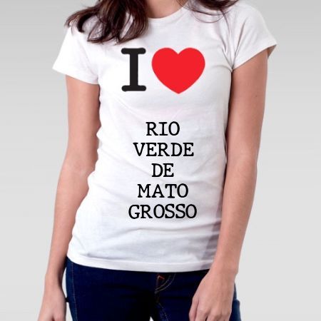 Camiseta Feminina Rio verde de mato grosso