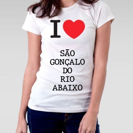 Camiseta Feminina Sao goncalo do rio abaixo