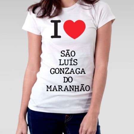Camiseta Feminina Sao luis gonzaga do maranhao