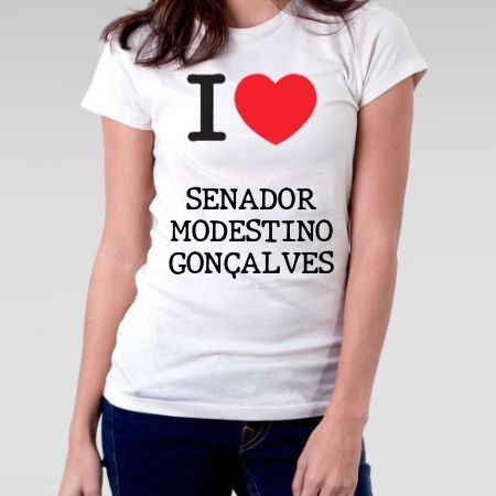 Camiseta Feminina Senador modestino goncalves