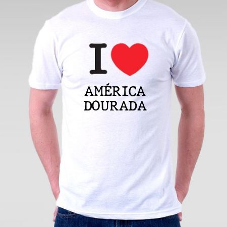 Camiseta America dourada