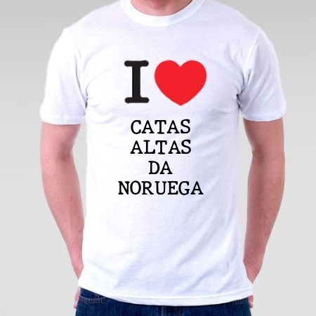 Camiseta Catas altas da noruega