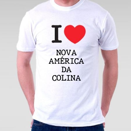 Camiseta Nova america da colina