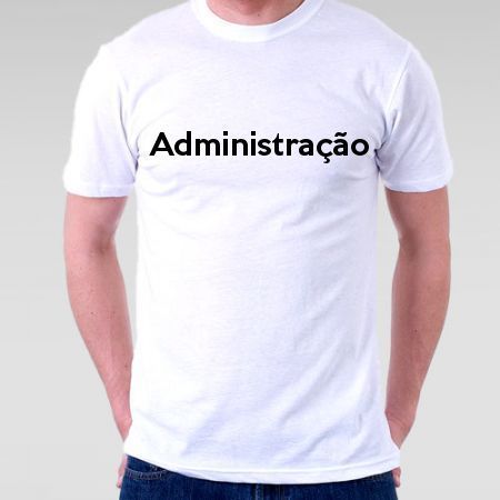 Camiseta Administração