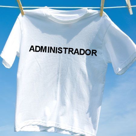 Camiseta Administrador