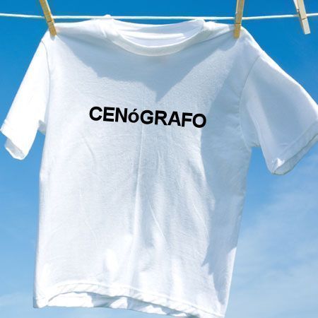 Camiseta Cenografo