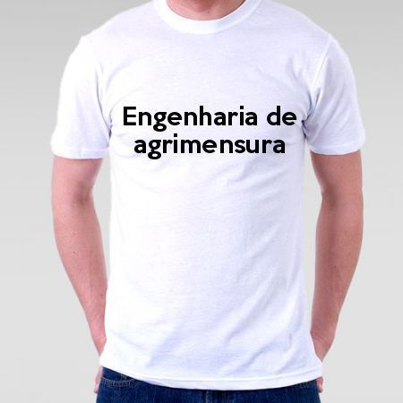 Camiseta Engenharia De Agrimensura