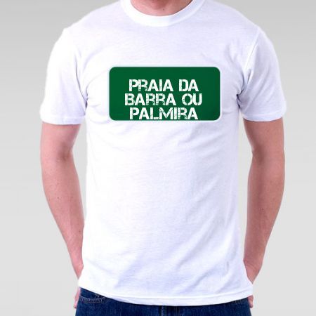 Camiseta Praia Praia Da Barra Ou Palmira