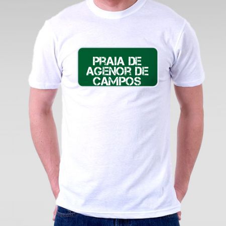Camiseta Praia Praia De Agenor De Campos