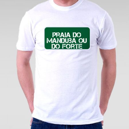 Camiseta Praia Praia Do Manduba Ou Do Forte