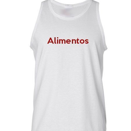 Camiseta Regata Alimentos