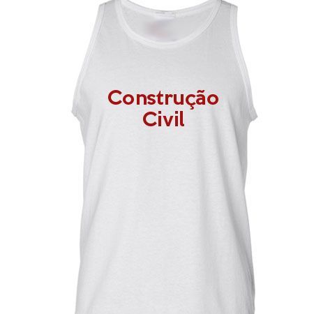 Camiseta Regata Construção Civil