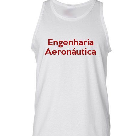 Camiseta Regata Engenharia Aeronáutica