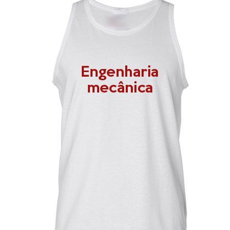 Camiseta Regata Engenharia Mecânica