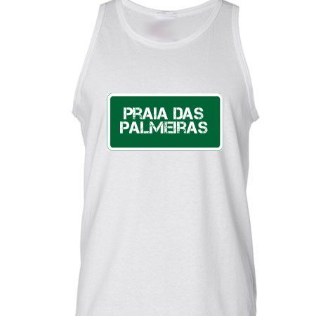 Camiseta Regata Praia Praia Das Palmeiras