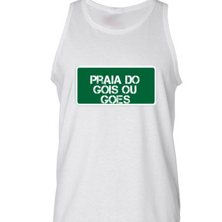 Camiseta Regata Praia Praia Do Góis Ou Goes