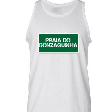 Camiseta Regata Praia Praia Do Gonzaguinha