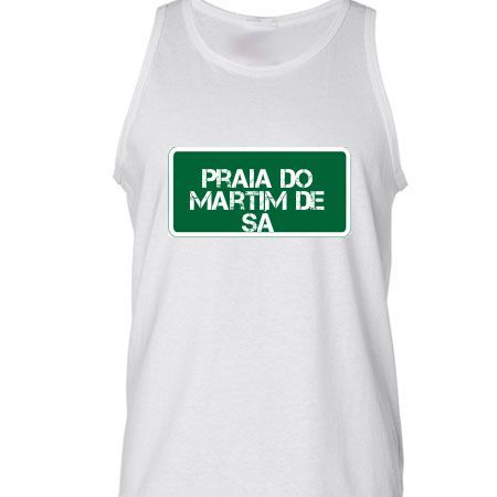 Camiseta Regata Praia Praia Do Martim De Sá