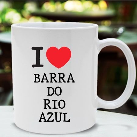 Caneca Barra do rio azul