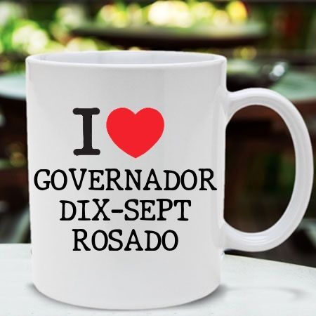 Caneca Governador dix sept rosado