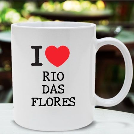 Caneca Rio das flores